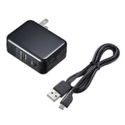 USB Type Cポート搭載 Quick Charge 3.0対応 AC充電器 ブラック ACA-QC43CUBK
