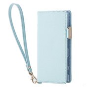 PM-SOXPPLFJMBUL [Xperia X Performance/SO-04H/SOV33/レザーケース/for Girl/マグネット付/ライトブルー]
