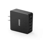 USB急速充電器 4ポート 36W ブラック 71AN3654WS-BA