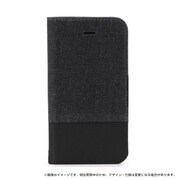 AQUOS ZETA/AQUOS SERIE/AQUOS Xx3 薄型ファブリックケース PRIME Fabric デニム(ブラック/ブラック) LP-SH04HLPFDMC