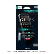 LP-SH04HFGFMBK [AQUOS ZETA/AQUOS SERIE/AQUOS Xx3 GLASS PREMIUM FILM 全画面保護 ソフトフィット マット 0.2mm ブラック]