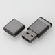 USBフラッシュメモリ USB2.0対応 マグネットキャップ 16GB ブラック MF-MGU216GBK