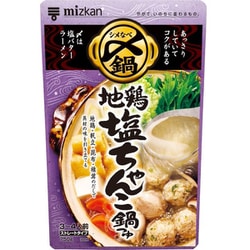 〆まで美味しい 地鶏塩ちゃんこ鍋つゆ ストレートタイプ 750g