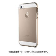 iPhone SE/5s/5 対応 Crystal Bumper PC×TPU ハイブリッドケース シャインゴールド