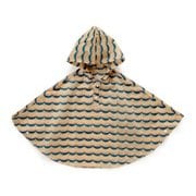 キッズ レインポンチョ ウェーブ 100cm LAPOWA10