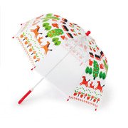 PIUMFO [キッズ 長傘 窓付傘 フォレスト 45cm]