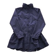 レディース レインコート レインワンピース ドット フリーサイズ