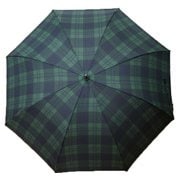 レディース 長傘 ハーフアンブレラ ブラックウォッチ 58cm