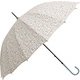 レディース 長傘 フラワーベージュ 55cm WU14011-FWBE