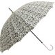 レディース 長傘 フラワーブラック 55cm WU14011-FWBK