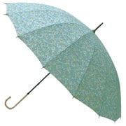 WUES11-FWGR [レディース 長傘 16本骨 55cm フラワーグリーン]
