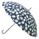 レディース 長傘 16本骨 55cm ネイビー WUES11-NV