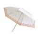 レディース 折畳傘 UVカット ピンク 50cm 3904