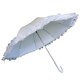 レディース 長傘 晴雨兼用 ホワイト 47cm 3291WT