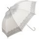 レディース 長傘 晴雨兼用 ブラック 60cm 3283BK