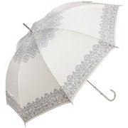 3283BK [レディース 長傘 晴雨兼用 ブラック 60cm]