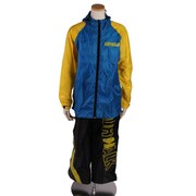 エアウォーク レインスーツ キッズ 120cm イエロー×ブルー 11877