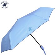 自動開閉傘 折りたたみ傘 55cm サックス 71084