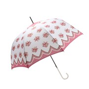 53830 [レディース ベリーアンブレラ 60cm レトロフラワー ピンク]