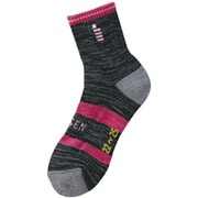 F1601-35 [ハーフソックス レディース 22～25cm ダークグレー]