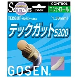 テックガット5200 SS602 ナチュラル [軟式テニスガット]