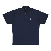 T1308-19-LL [ワンポイントポロシャツ LLサイズ インディゴブルー]
