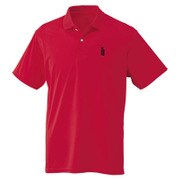T1308-27-XL [ワンポイントポロシャツ XLサイズ レッド]