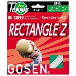 OGレクタングルゼット TS419W ホワイト [硬式テニス ストリング ガット]