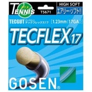 TECGUT TECFLEX17 TS671AQ アクア [硬式テニス ストリング ガット]