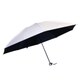 レディース 折畳傘 晴雨兼用 裏黒 60cm 3527BK