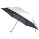 レディース 折畳傘 晴雨兼用 裏黒 60cm 3528BK