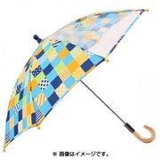キッズ 長傘 窓付き傘 40cm ブロック 83074