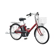 電動アシスト自転車 ASSISTAUNI（アシスタユニ） プレミア 24型 内装3段変速 8.7Ah F.Xアクティブレッド A4UP26 3P60NB0
