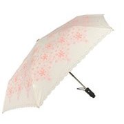 8621 [レディース 折畳傘 クリスタル 50cm アイボリー]