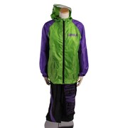 ボーイズ用 レインスーツ パープル×グリーン 150cm 11881