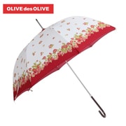 70780 [レディース用 長傘 UVカット レッド 60cm]