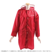 ガールズ用 レインコート ドット レース レッド 150cm 70810
