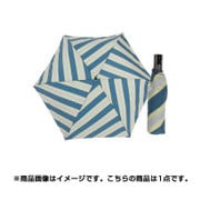 メンズ用 折畳傘 自動開閉 55cm レジメンタル/ネイビー