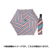 メンズ用 折畳傘 自動開閉 55cm レジメンタル/レッド