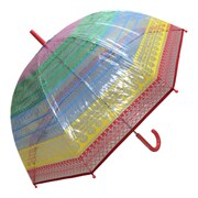 レディース用 長傘 ミクニ×マサゴン レインボー 60cm