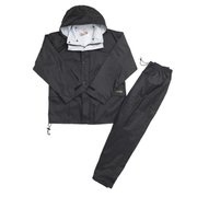 1982-BLK-LL [メンズ用 レインスーツ 上下スーツ ブラック]