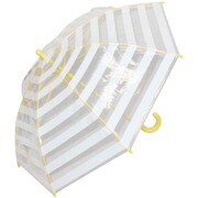 F10-285 [Kid's Stripes 長傘 ボーダー 45cm イエロー]