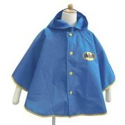 子供用 レインポンチョ バットマン 100cm ブルー 891100