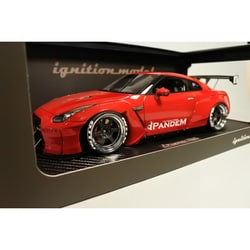 R35 GT-R イグニッションモデル 1/18 PANDEM 1/18 Ignition Model Pandem R35 GT-R Matt Gray 2 w/ Box From