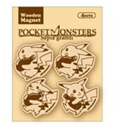 ポケットモンスターセピアグラフィティ ウッドマグネット 4個セット
