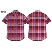 MJS-S6036-RED-Lサイズ [Mountain QD HS Shirt マウンテンキューディーハーフスリーブシャツ Lサイズ レッド]