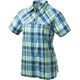 MJS-S6536W-BLU-Lサイズ [Ws Mountain QD HS Shirt ウイメンズマウンテンキューディーハーフスリーブシャツ Lサイズ ブルー]