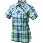 MJS-S6536W-BLU-Mサイズ [Ws Mountain QD HS Shirt ウイメンズマウンテンキューディーハーフスリーブシャツ Mサイズ ブルー]