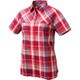 MJS-S6536W-RED-Lサイズ [Ws Mountain QD HS Shirt ウイメンズマウンテンキューディーハーフスリーブシャツ Lサイズ レッド]