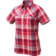 MJS-S6536W-RED-XLサイズ [Ws Mountain QD HS Shirt ウイメンズマウンテンキューディーハーフスリーブシャツ XLサイズ レッド]
